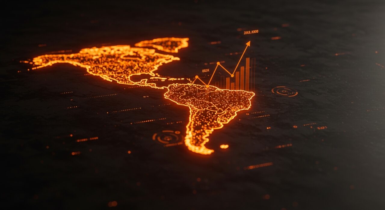 Crecimiento de la economía digital en LATAM 2026, impulsada por inteligencia artificial y transformación tecnológica en startups.