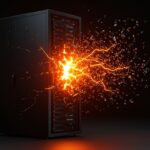 Representación visual de la vulnerabilidad DirtyFrag en servidores Linux, simbolizando el riesgo de seguridad y acceso root en infraestructura cloud SaaS.