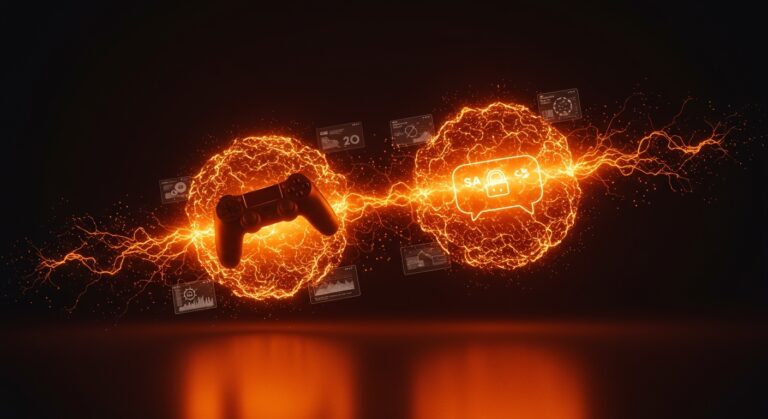 Representación conceptual de la alianza entre Discord Nitro y Xbox Game Pass para mejorar la retención de usuarios SaaS.