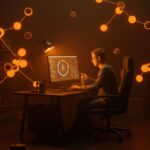 Founder construyendo un producto de nicho con una comunidad fiel, representando el crecimiento orgánico y la curaduría de contenido en el ecosistema startup.