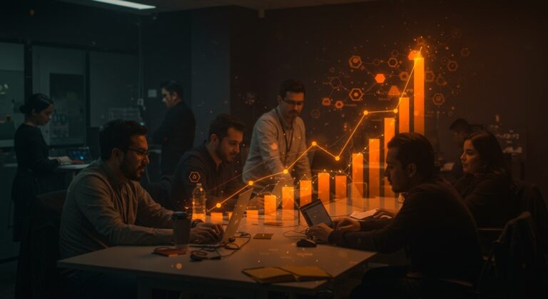 Comunidad de founders hispanos y emprendedores latam colaborando en el ecosistema startup tech.