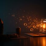 Imagen conceptual sobre el ecosistema startup y la creación de contenido SEO para founders hispanos.