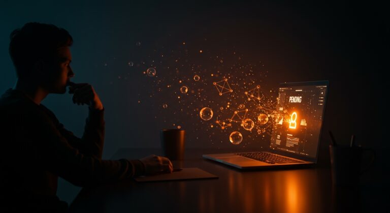 Imagen conceptual sobre el ecosistema startup y la creación de contenido SEO para founders hispanos.