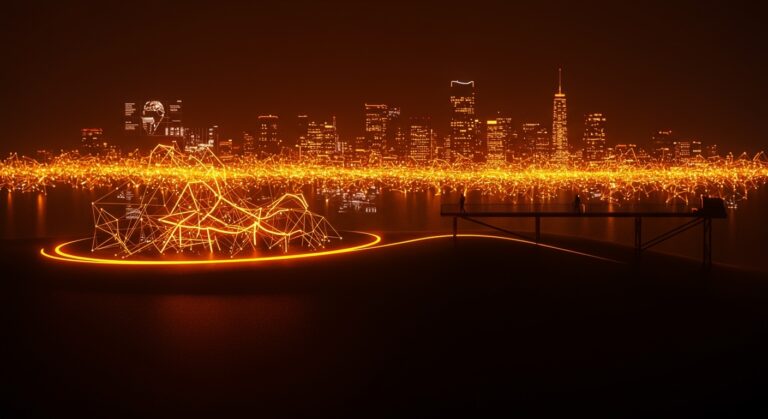 Representación visual de la expansión de Espor.ai desde el bootstrapping hacia el ecosistema tecnológico de Silicon Valley con IA marketing.