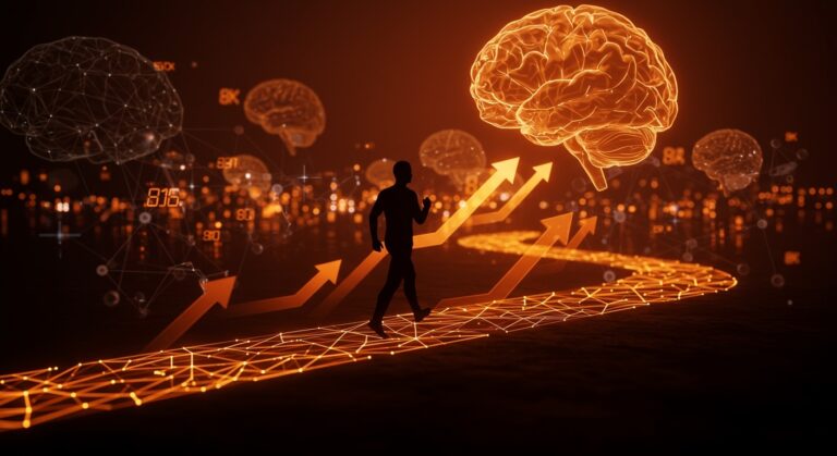 Velocidad al caminar como indicador de salud cerebral en founders usando wearables para prevenir el envejecimiento cognitivo.