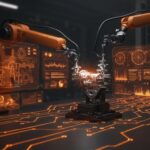 Representación de industria 4.0 y automatización industrial en FABTECH México 2026 para startups de manufactura avanzada.