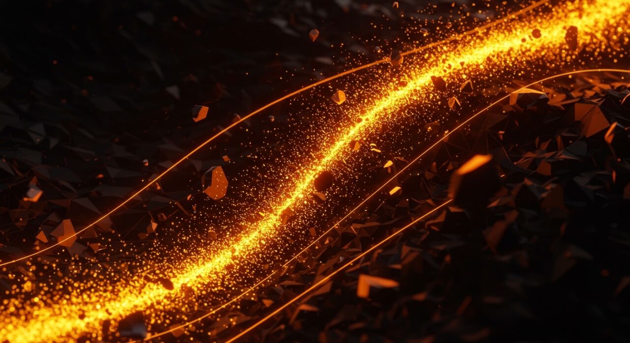 Representación visual del impacto de Google AI Mode y AI Overviews en el tráfico web para startups y SEO moderno.