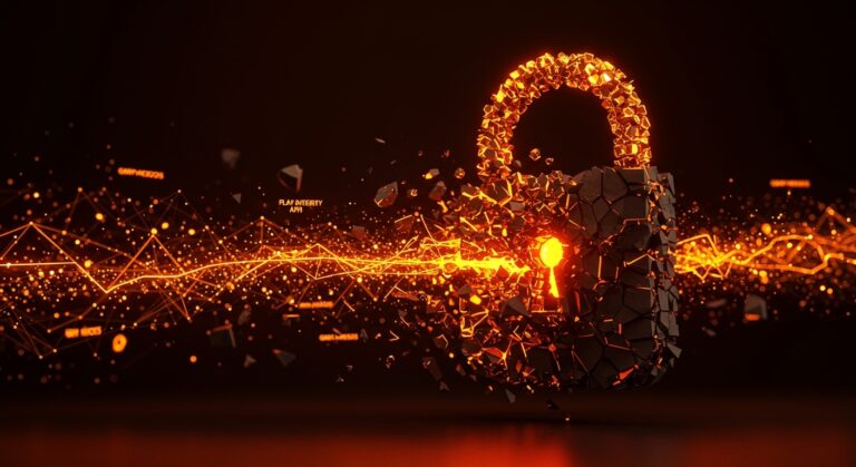 Representación conceptual de la seguridad digital y el conflicto entre Google Cloud Fraud y el ecosistema Open Source para startups.