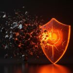 Representación visual de la detención de un exploit zero-day creado con IA por Google, enfocada en ciberseguridad para startups.