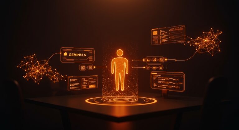 Agentes autónomos de Google Gemini 3.5 para automatización de flujos de trabajo en startups tecnológicas.