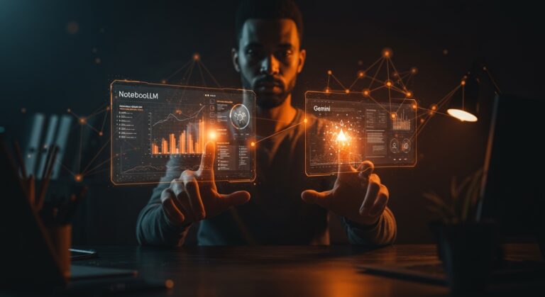 Comparativa entre Google NotebookLM y Gemini para optimizar la productividad y gestión de conocimiento en startups.