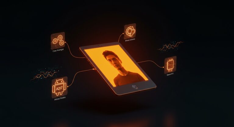 Representación conceptual de Googlebook con IA Gemini para optimizar la productividad de founders de startups.