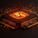 Visualización de optimización de infraestructura de GPU y reducción de costos de inferencia para startups de IA.