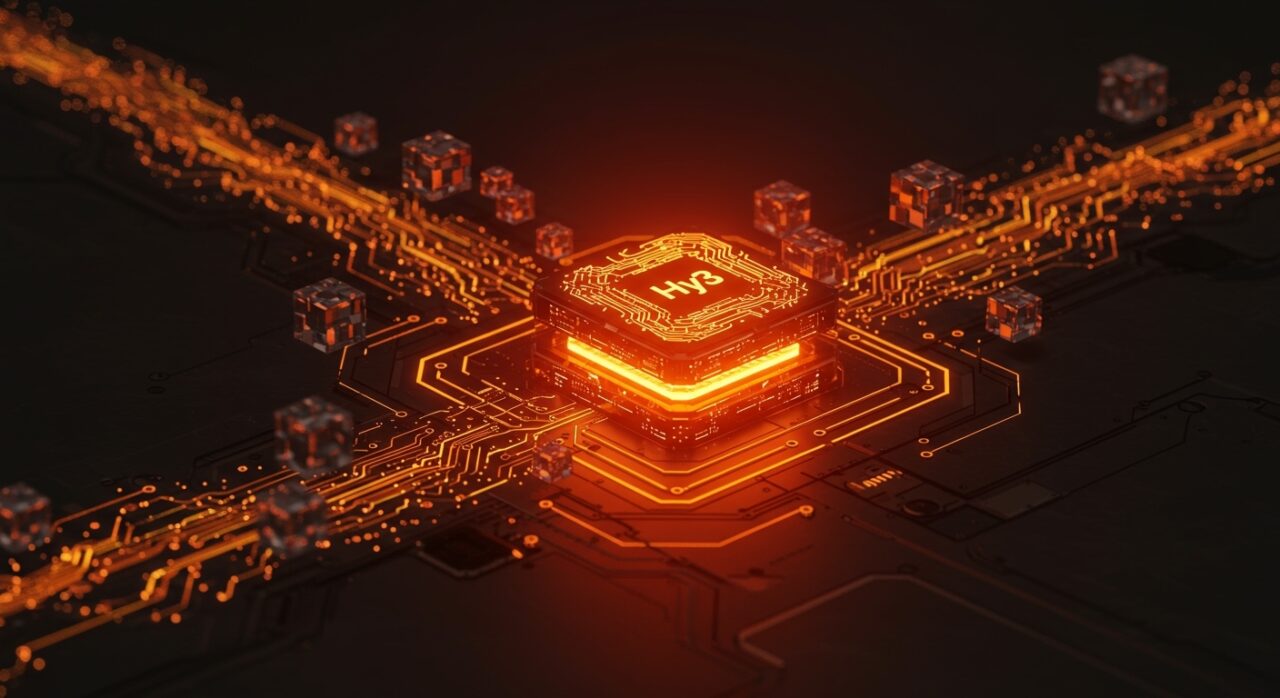 Modelo de IA Hy3 de Tencent liderando benchmarks de eficiencia y optimización de costos para startups en OpenRouter.