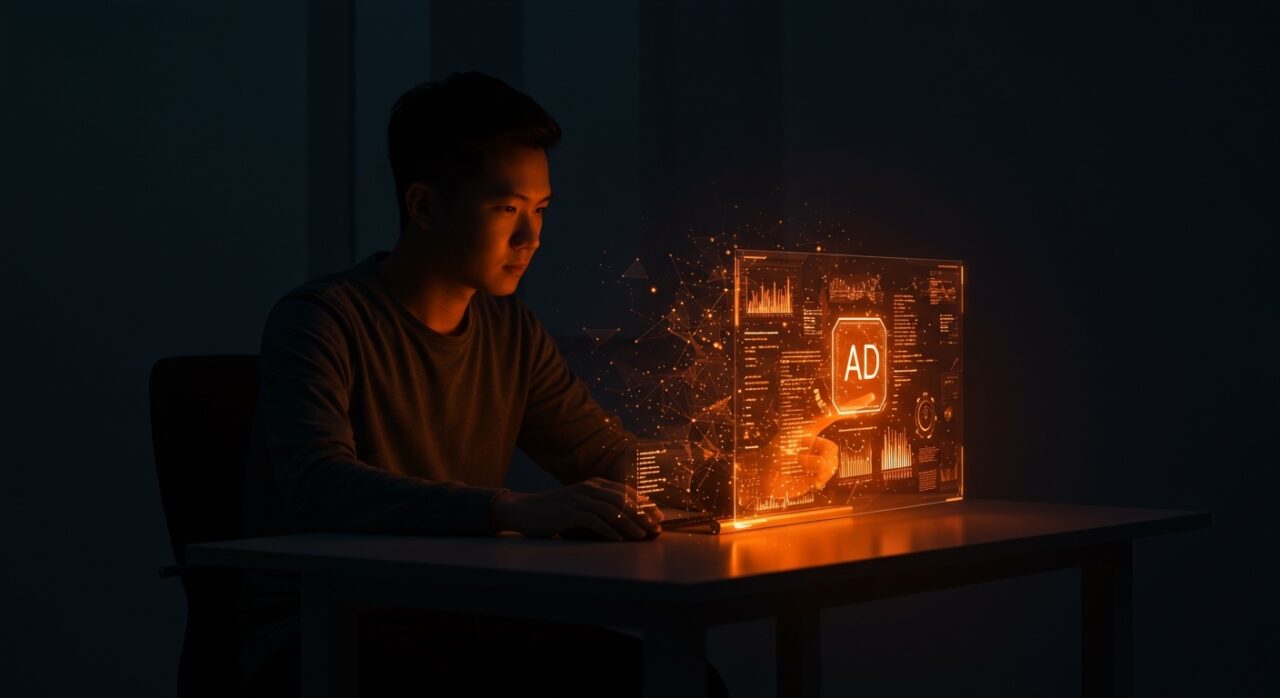 Ingeniero de software trabajando con IA, representando la evolución de habilidades técnicas en el ecosistema startup.