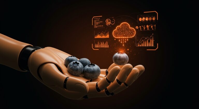 Reporte digital de INIA Chile sobre arándanos utilizando IA y sensores para optimizar la exportación agrícola en agrotech.