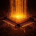 Semicondutores Intel y crecimiento bursátil representando el turnaround empresarial y oportunidades para startups de hardware.