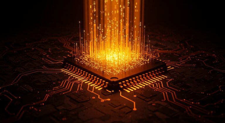 Semicondutores Intel y crecimiento bursátil representando el turnaround empresarial y oportunidades para startups de hardware.