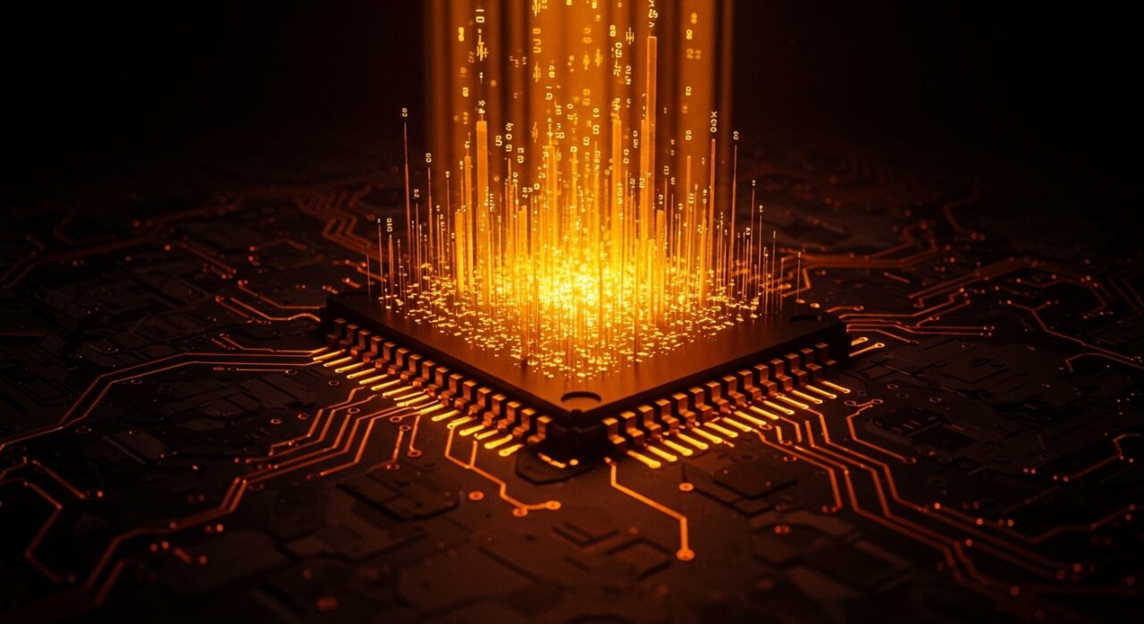Semicondutores Intel y crecimiento bursátil representando el turnaround empresarial y oportunidades para startups de hardware.