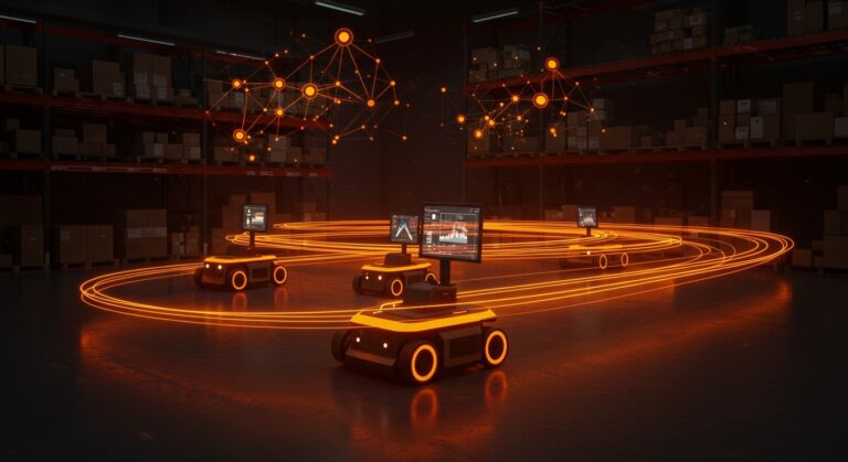 Avances en automatización logística y robótica en Intralogistics VLC 2026, destacando el crecimiento del sector y la tecnología aplicada a almacenes.