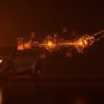 Representación conceptual de un inversor estratégico pivotando hacia la robótica y el impacto en startups de vehículos eléctricos.