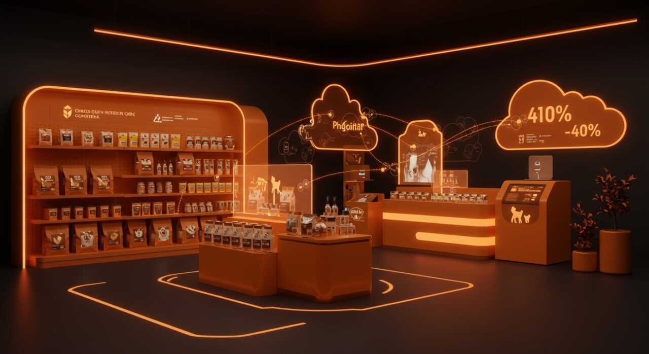 Crecimiento y estrategia de omnicanalidad phigital en retailtech para startups de petcare.