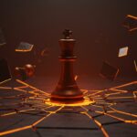 Concepto de gobernanza corporativa y liderazgo en startups inspirado en el caso OpenAI y Sam Altman.