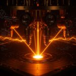 Representación de hardware de óptica cuántica y deep tech chileno, simbolizando la innovación de Lihuen Quantum y ANID.
