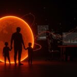 Concepto de salud mental y equilibrio parental en el entorno startup para evitar el burnout, modelo Madre Beta 2026.