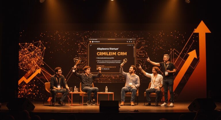 Startup Mapileads gana en evento Málaga Tech con CRM de IA, destacando el ecosistema emprendedor en Málaga.