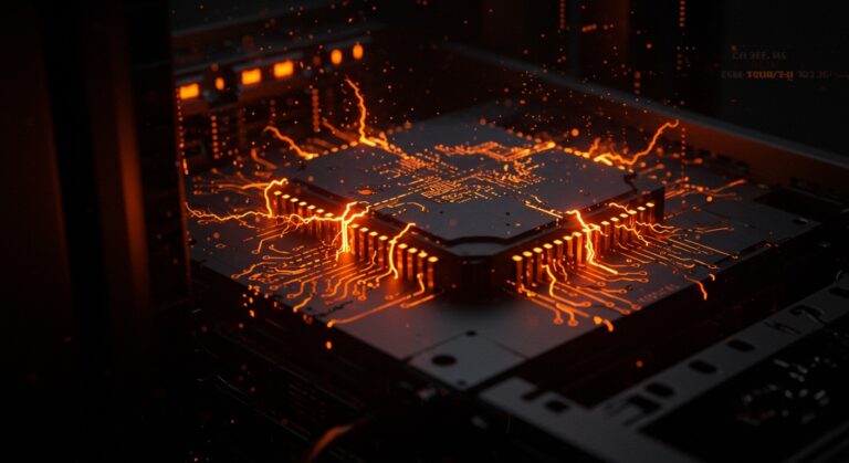 Representación conceptual del mercado negro de tokens de IA Claude en China, destacando la inseguridad de datos y la brecha tecnológica.