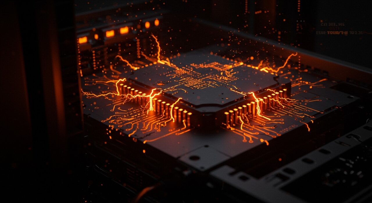 Representación conceptual del mercado negro de tokens de IA Claude en China, destacando la inseguridad de datos y la brecha tecnológica.