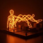 Representación conceptual de Meta AI integrada en Threads, simbolizando el debate sobre la privacidad y la imposibilidad de bloquear la inteligencia artificial en redes sociales.