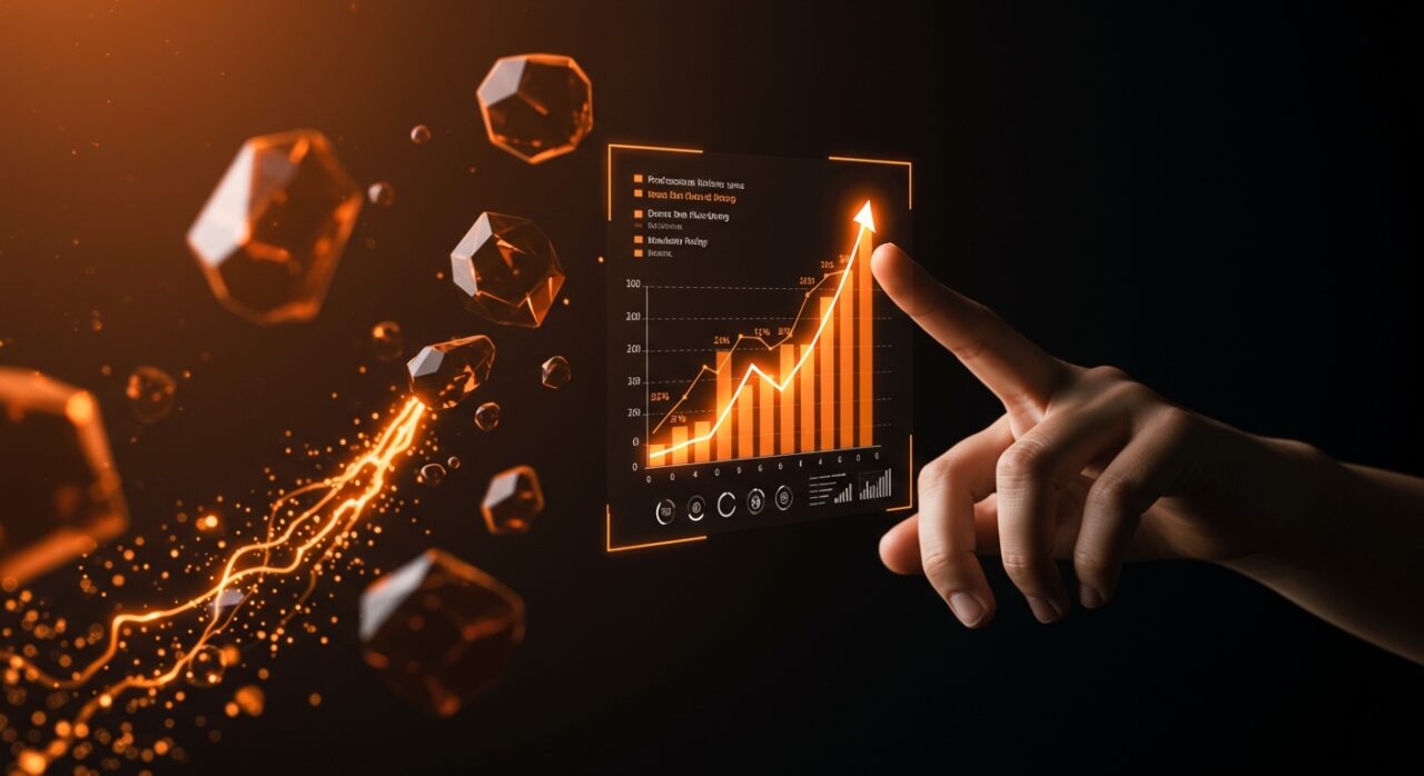 Representación visual de métricas clave para Series A 2027, enfocada en Venture Capital y fundraising para startups.
