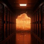 Infraestructura de centros de datos de Microsoft IA integrando energía renovable y sostenible en Azure.