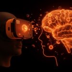 Representación visual de terapia de realidad virtual y neurotecnología para TDAH en el sector HealthTech español.