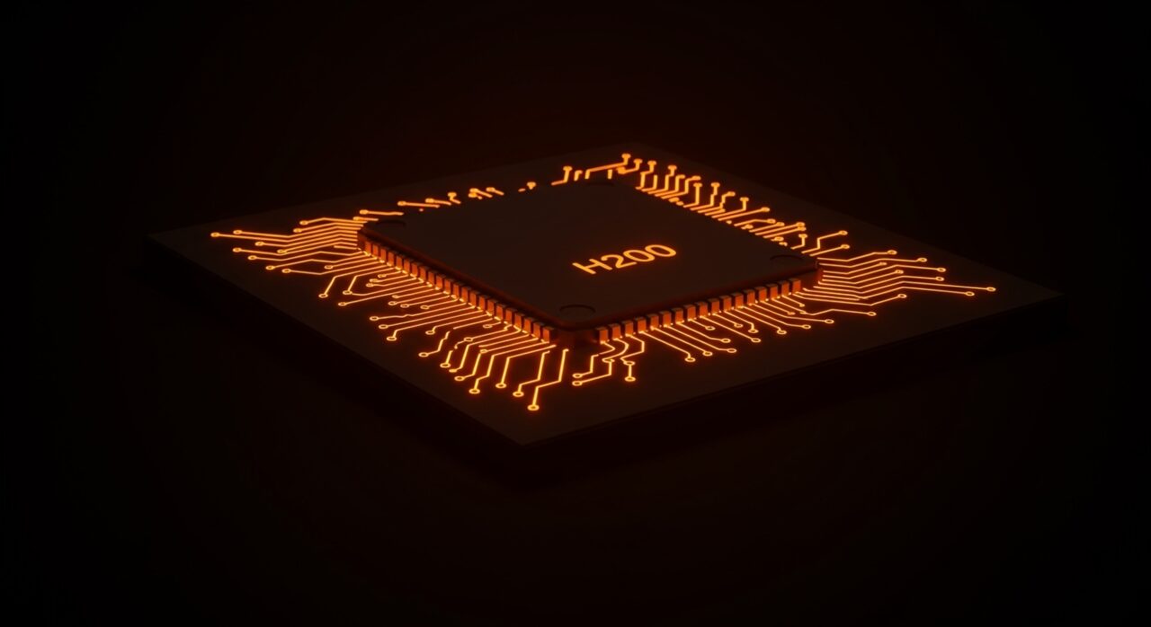 Impacto geopolítico de los chips Nvidia H200 en el mercado de IA chino y su efecto en startups tecnológicas.
