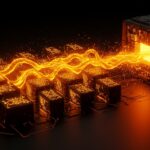 Representación visual de la inversión de Nvidia en IA y el acceso a infraestructura de GPUs para startups tecnológicas.
