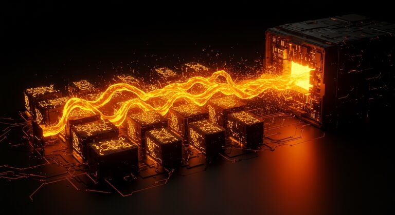 Representación visual de la inversión de Nvidia en IA y el acceso a infraestructura de GPUs para startups tecnológicas.