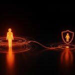 Representación conceptual de OpenAI Trusted Contact y seguridad en IA aplicada a la salud mental para startups.