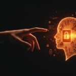 Representación conceptual de seguridad y ética en IA conversacional con el enfoque de OpenAI Trusted Contact y regulaciones 2026.
