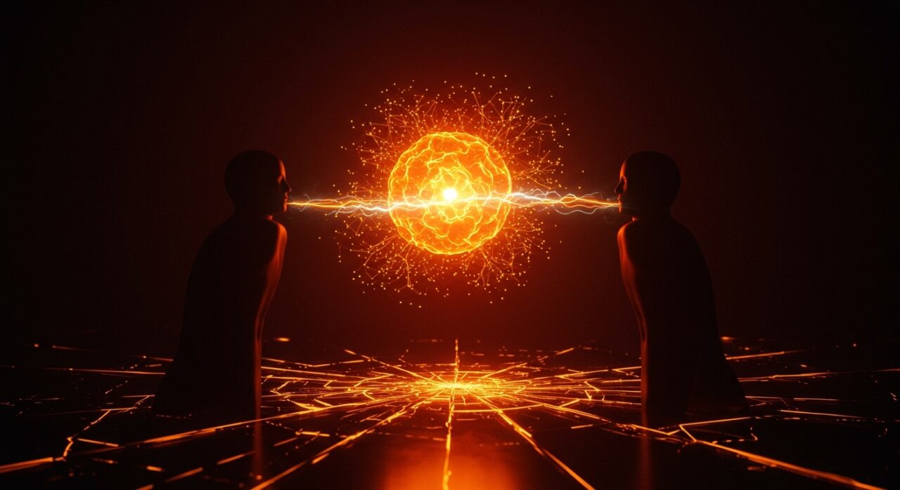 Representación conceptual del conflicto legal entre Elon Musk y OpenAI sobre la gobernanza de la inteligencia artificial.