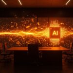 Representación conceptual de despidos masivos en tecnología y gestión de severance packages en startups.