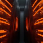 Infraestructura de refrigeración líquida para centros de datos de IA impulsada por Orbital Industries, representando innovación en deeptech y sostenibilidad.