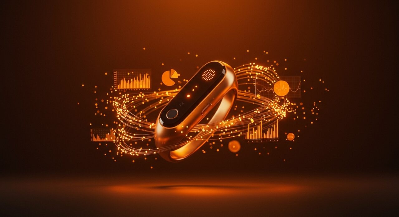 Oura Ring 5 miniaturizado, innovación en tecnología wearable de salud y su impacto en startups HealthTech.