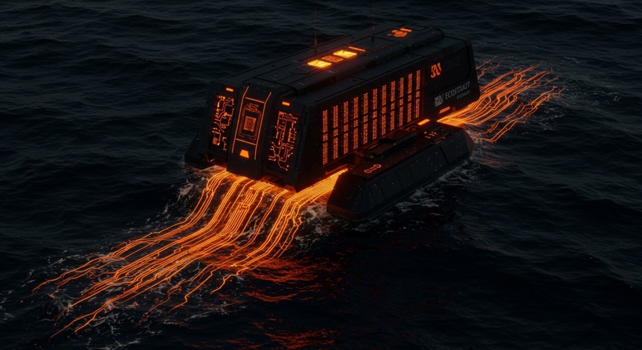 Data centers flotantes Panthalassa impulsados por energía de las olas para infraestructura de IA.