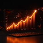 Crecimiento exponencial de startup SaaS analizando el caso de éxito de Peec AI y su escalabilidad en IA marketing.