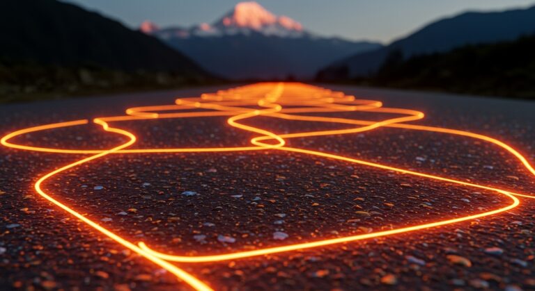 Uso de plástico reciclado en carreteras de Nepal como ejemplo de economía circular y sostenibilidad en infraestructura.