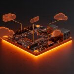 Raspberry Pi Zero configurada como servidor web minimalista para startups, representando el ahorro de costos en infraestructura digital.
