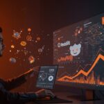 Fundador analizando crecimiento del 30% en búsquedas de Reddit en 2026 para estrategia de marketing startup.